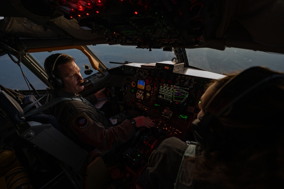 Refueling under the cover of darkness
