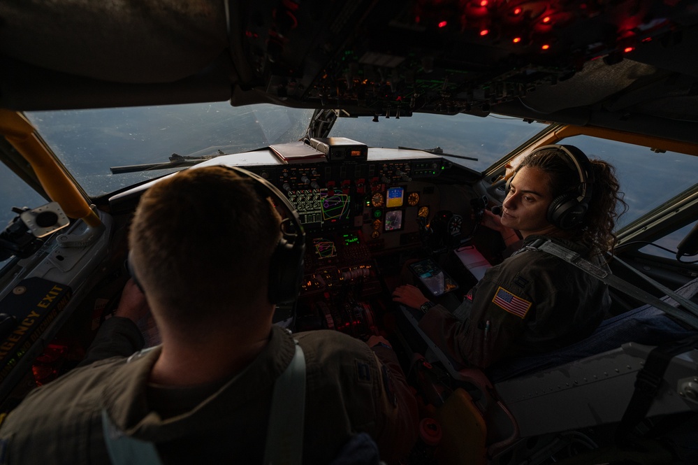Refueling under the cover of darkness