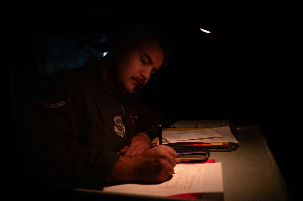 Refueling under the cover of darkness