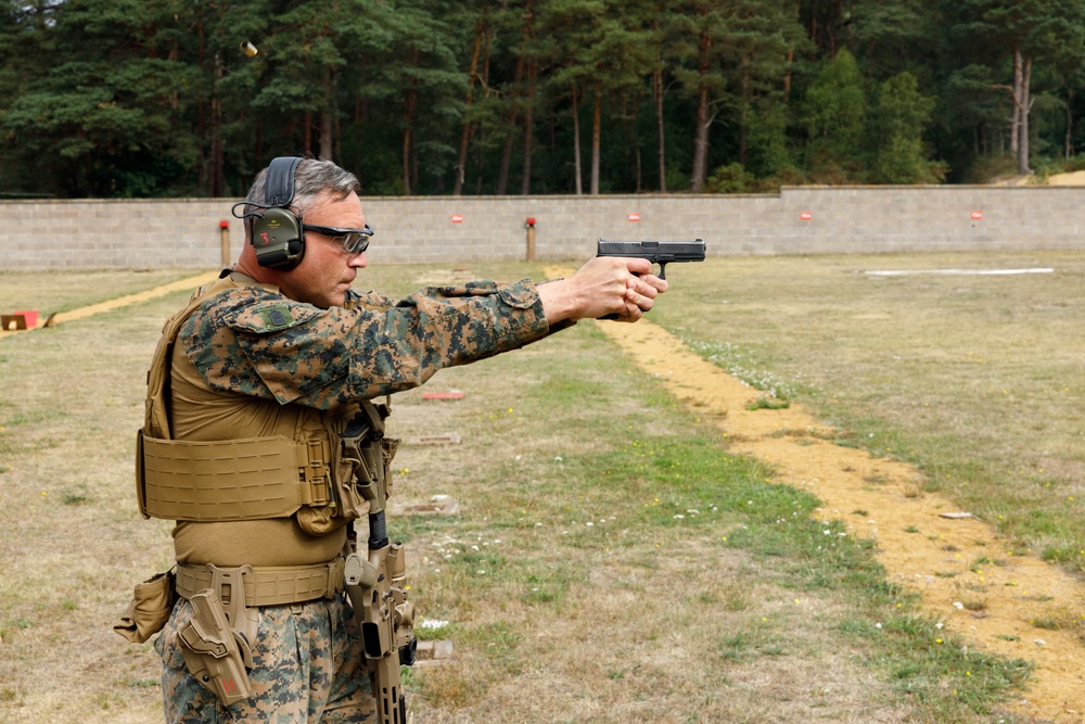 MCST Shoots With Royal Marines