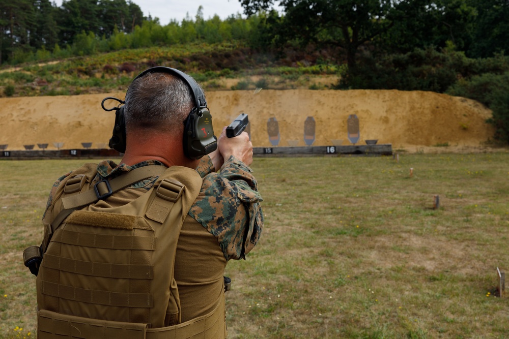 MCST Shoots With Royal Marines
