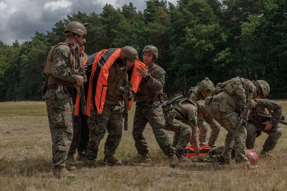 MCST Shoots With Royal Marines