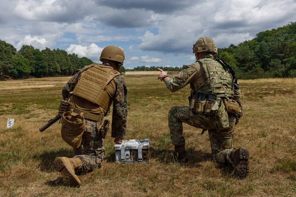 MCST Shoots With Royal Marines