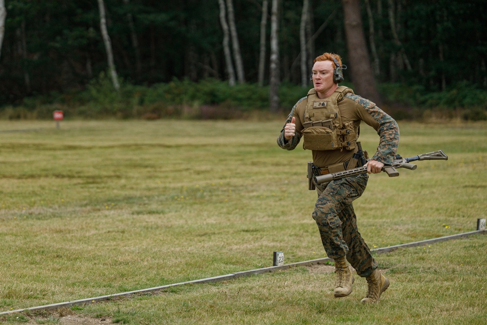 MCST Shoots With Royal Marines