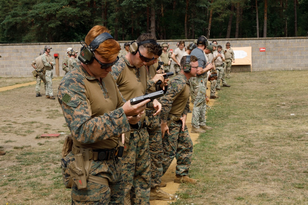 MCST Shoots With Royal Marines
