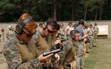 MCST Shoots With Royal Marines