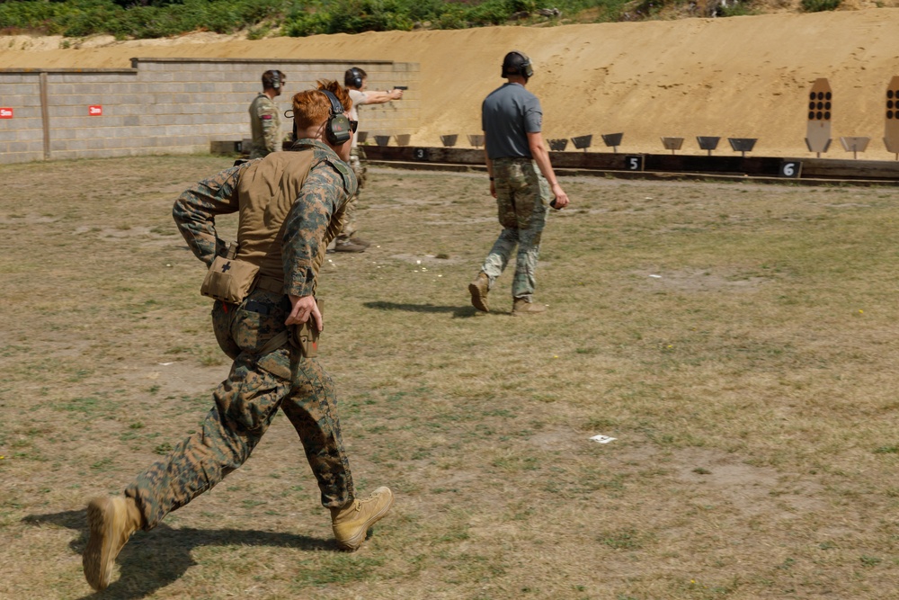 MCST Shoots With Royal Marines