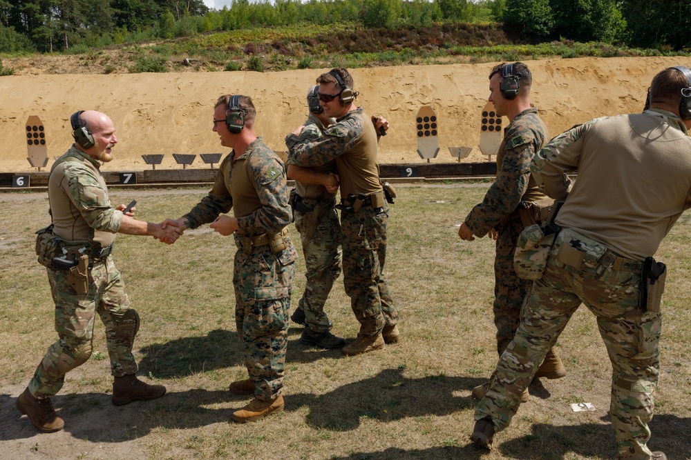 MCST Shoots With Royal Marines