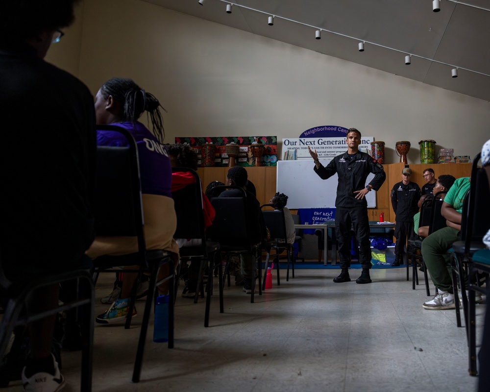 Inspiring the Next Generation: F-22 Team Connects with Milwaukee Youth