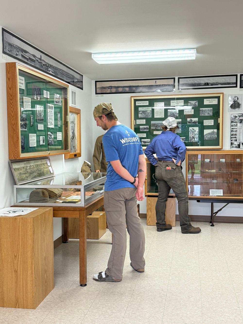 Work crews visit Fort McCoy’s Commemorative Area during July 2025 tour; learn post’s unique history