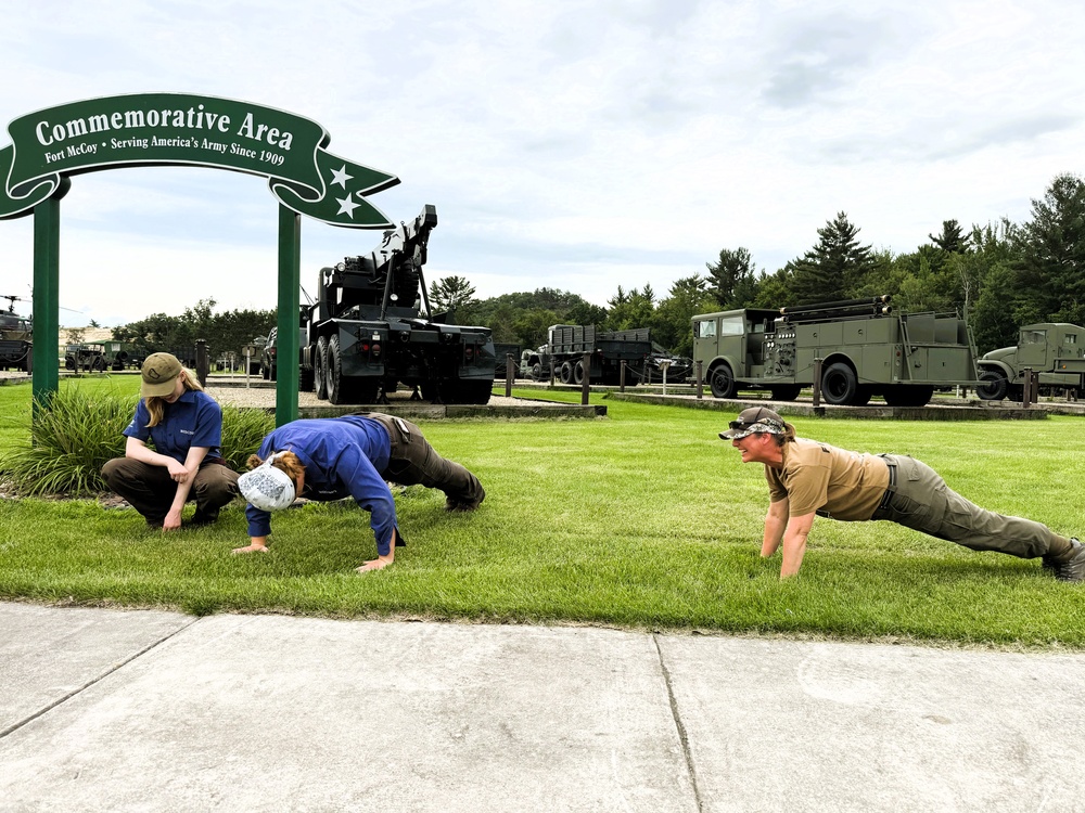 Work crews visit Fort McCoy’s Commemorative Area during July 2025 tour; learn post’s unique history