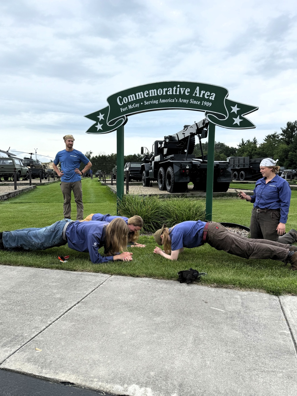 Work crews visit Fort McCoy’s Commemorative Area during July 2025 tour; learn post’s unique history