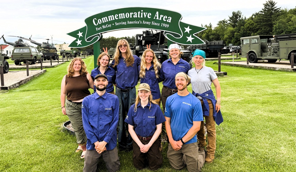 Work crews visit Fort McCoy’s Commemorative Area during July 2025 tour; learn post’s unique history