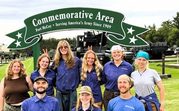 Work crews visit Fort McCoy’s Commemorative Area during July 2025 tour; learn post’s unique history