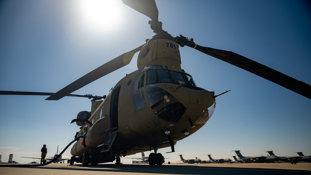 CH-47 Chinook takes part in UC25 at Travis AFB