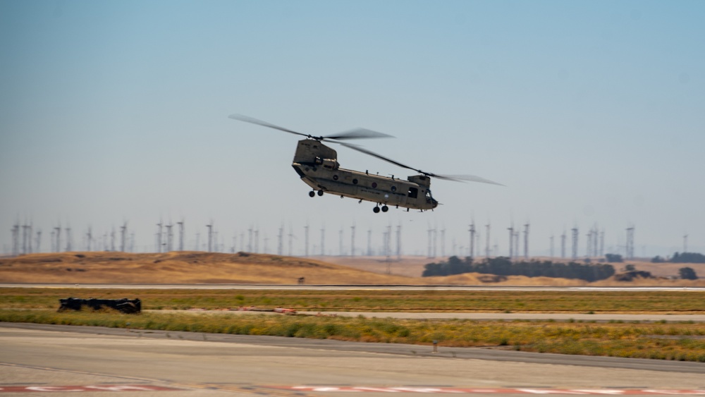 CH-47 Chinook takes part in UC25 at Travis AFB