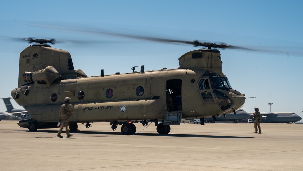 CH-47 Chinook takes part in UC25 at Travis AFB