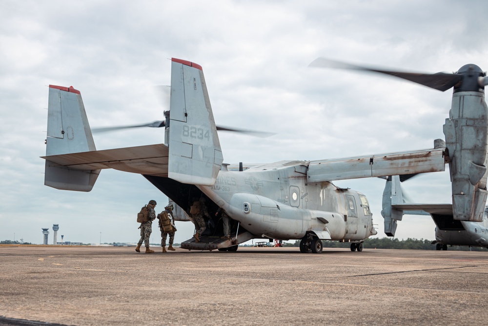 MRF-D 25.3: Marines depart to the Philippines
