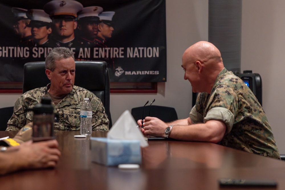 Commander of Fleet Readiness Center visits MCAS Iwakuni