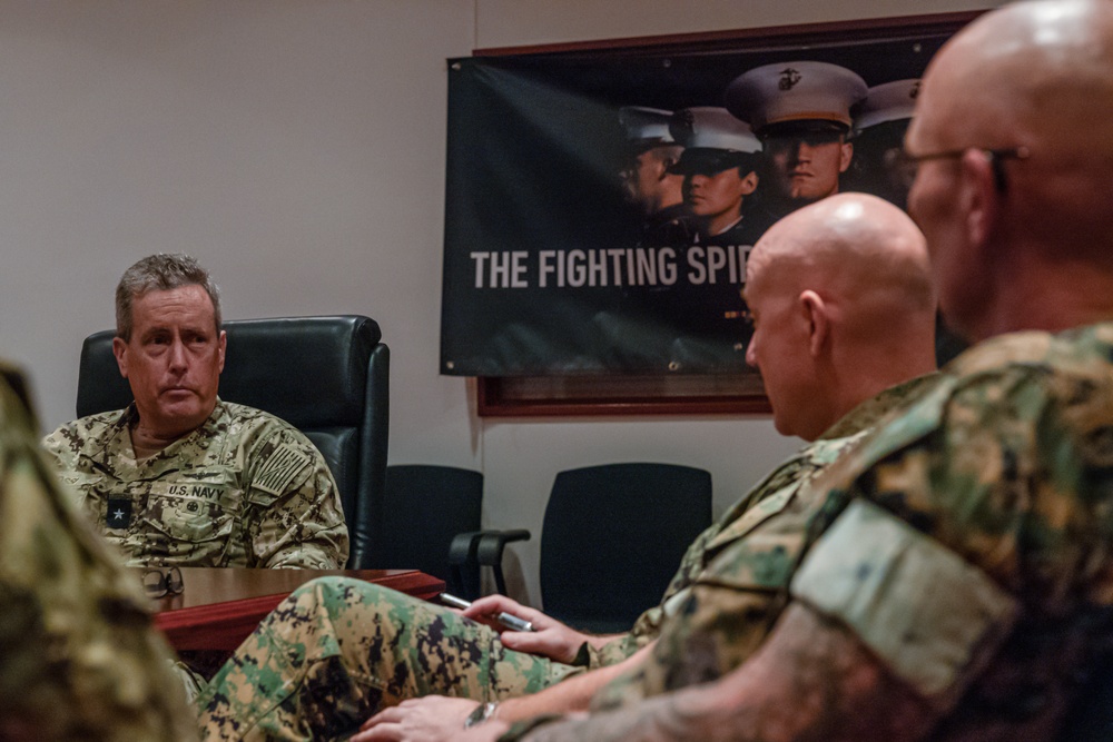 Commander of Fleet Readiness Center visits MCAS Iwakuni