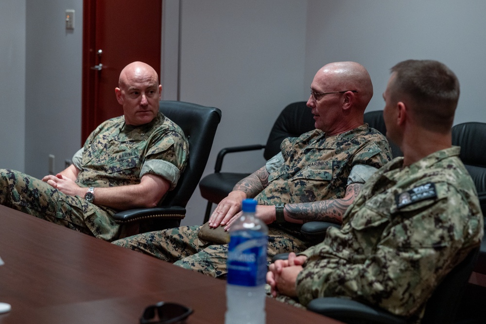 Commander of Fleet Readiness Center visits MCAS Iwakuni