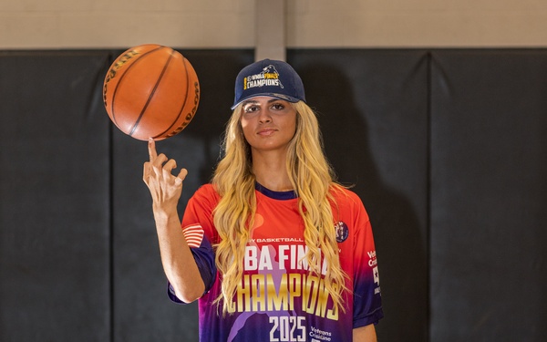 2nd Lt. Sydne Watts earns MVP during WMBA tournament