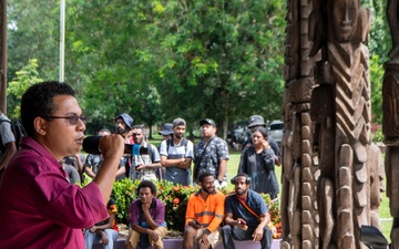 Band Members from Partner Nations Participating in Pacific Partnership 2025 Perform at the University of Technology in Lae, Papua New Guinea July 2025