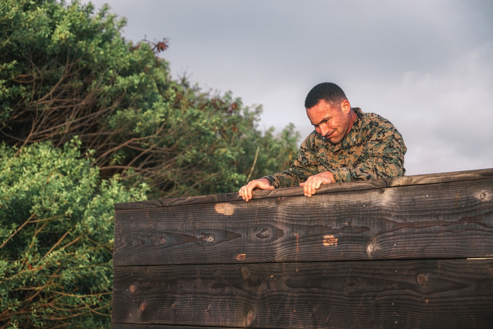 MCAS Kaneohe Bay MAI Class 1-25 Conducts Obstacles Course With HQBN Leadership