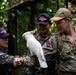 Pacific Partnership 2025 Multinational Servicemembers Discuss Animal Welfare during an engagement at the Rainforest Habitat.