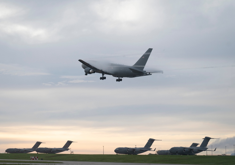 Aircraft redeploy in support of Exercise Bamboo Eagle 25-3