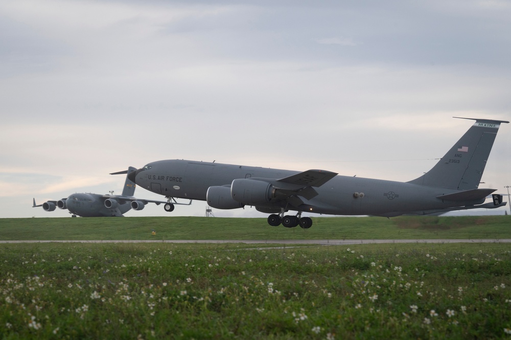 Aircraft redeploy in support of Exercise Bamboo Eagle 25-3