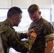 Japan Ground Self-Defense Force presents certificate of appreciation to U.S. Marine Corps 3D Marine Expeditionary Brigade commanding general