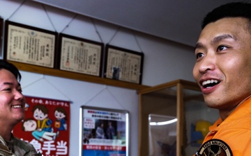 Yokota Airmen honored by Okutama Fire Department