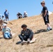 Campers enjoy the sun, games, and beach activities during Camp Rosenbaum 2025