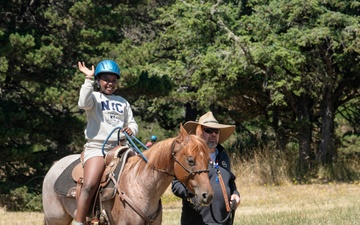 Campers enjoy the sun, games, and beach activities during Camp Rosenbaum 2025
