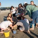 Campers enjoy the sun, games, and beach activities during Camp Rosenbaum 2025