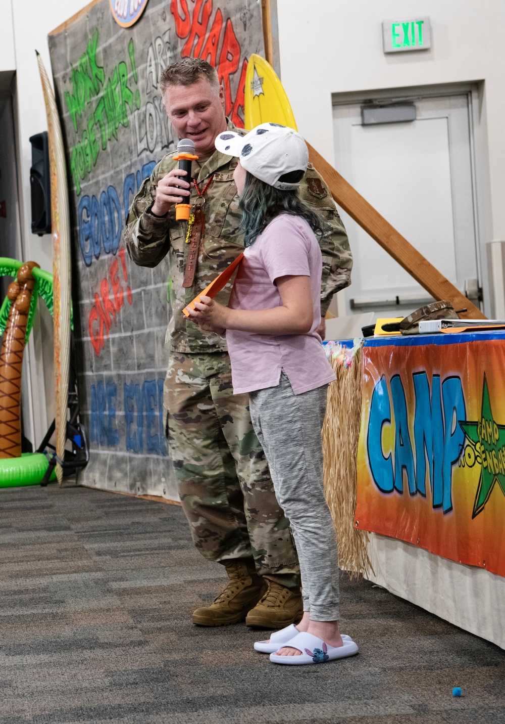 Campers enjoy the sun, games, and beach activities during Camp Rosenbaum 2025