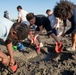 Campers enjoy the sun, games, and beach activities during Camp Rosenbaum 2025