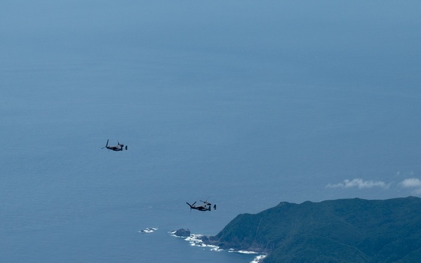 Ospreys transit to Philippines to provide urgent lifesaving support following catastrophic storms