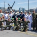 Seattle Seahawks visit USS Somerset (LPD 25) during Seattle Seafair Fleet Week 2025