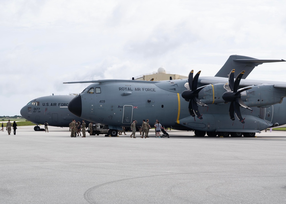 Andersen AFB hosts Pet the Jet event during exercise Resolute Force Pacific 2025