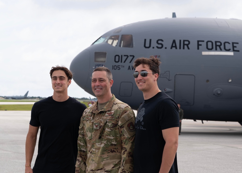 Andersen AFB hosts Pet the Jet event during exercise Resolute Force Pacific 2025