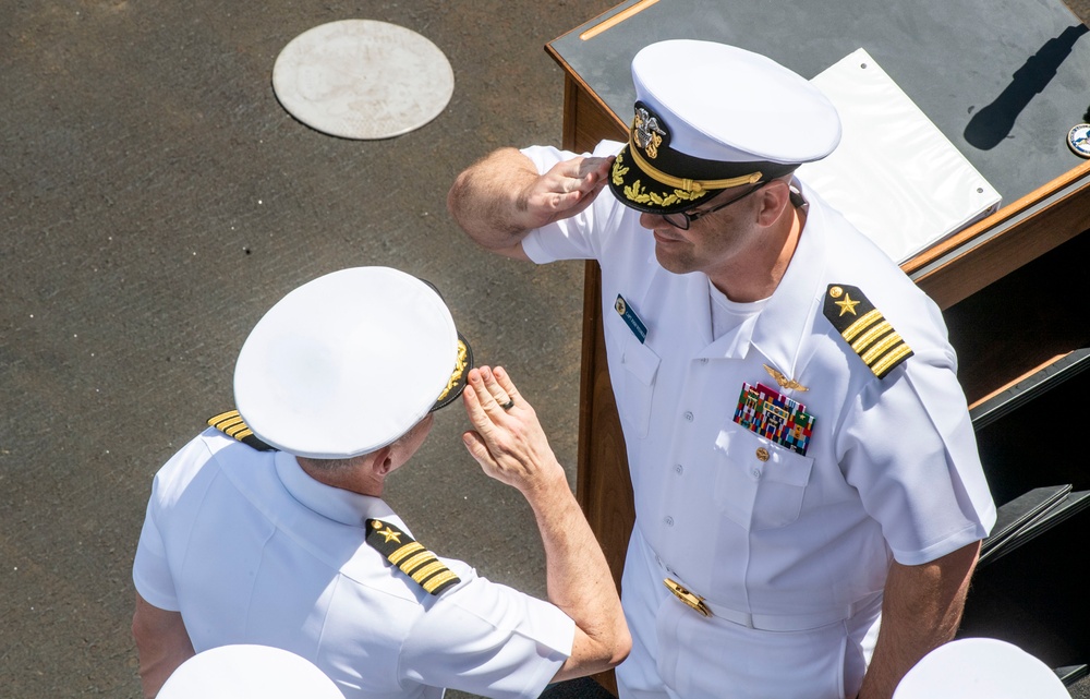 USS Carl Vinson holds change of command