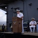 USS Carl Vinson holds change of command