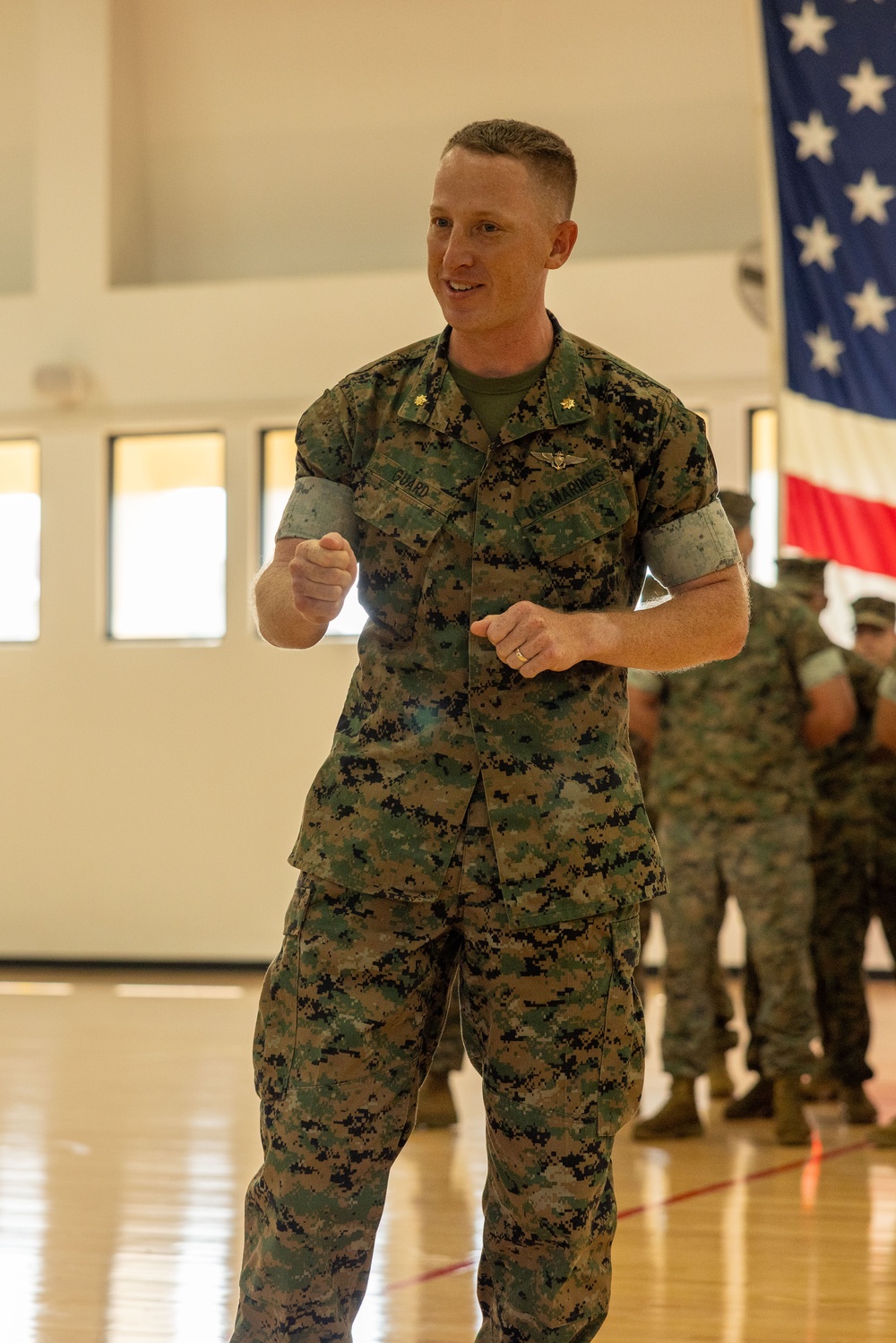 Camp Blaz Headquarters Company Change of Command