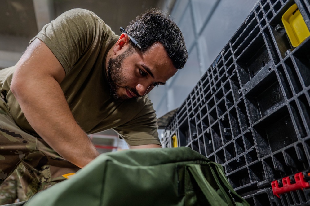 Readiness in every bag: the 18th LRS IPE team at work