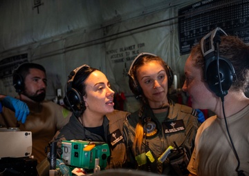 DLE 2025 C-130J international aeromedical evacuation familiarization training
