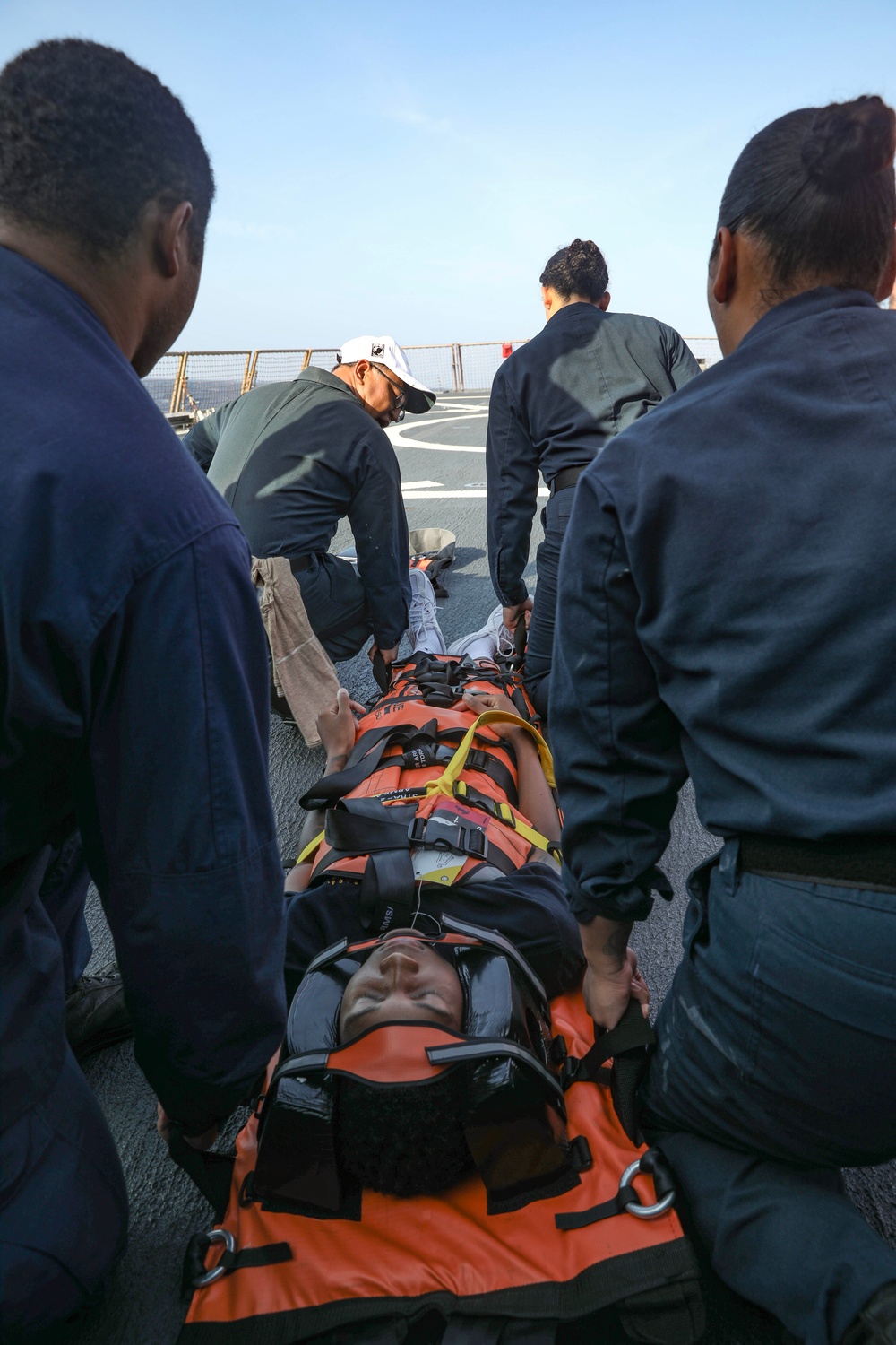 USS Milius (DDG 69) Conducts Fleet Support Operations-Medical Assessment
