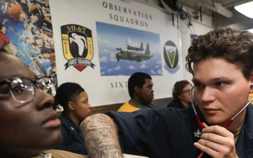 USS Milius (DDG 69) Conducts Fleet Support Operations-Medical Assessment