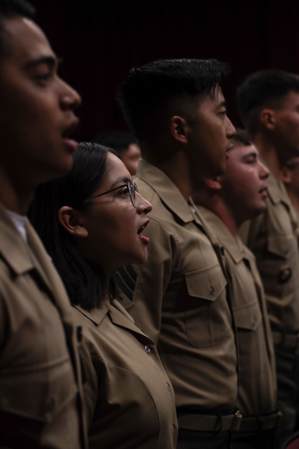 U.S. Marines with MAG-24 graduate from Sergeants Course 7-25